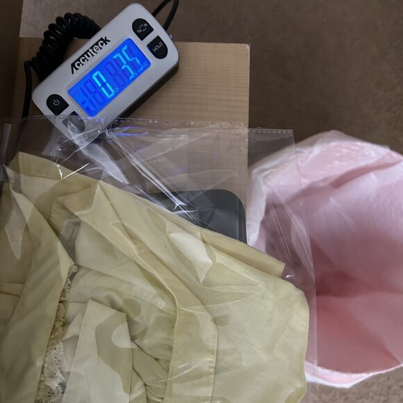 Pale Yellow Corset Crop Top Bustier Womens M Milkmaid Y2K Cottagecore - Picture 6 of 7